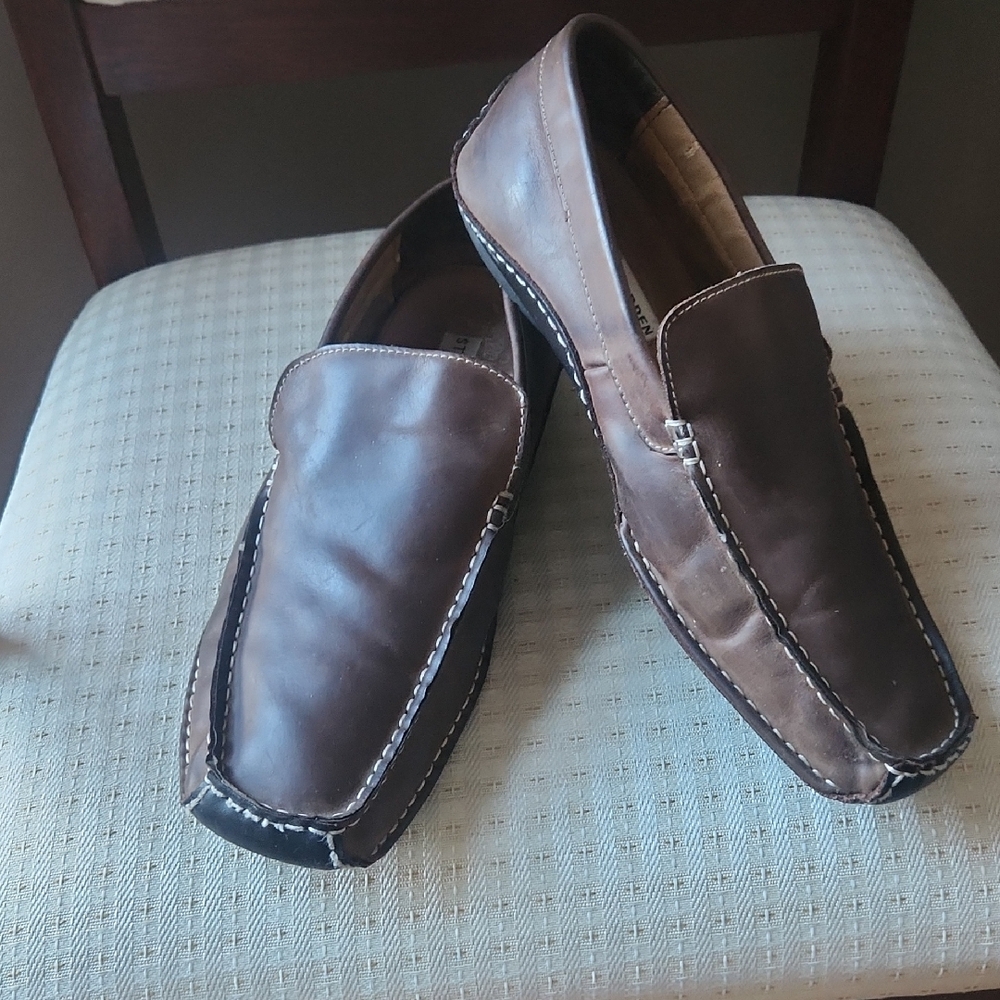 Men's Brown  Driving Loafers Size 12